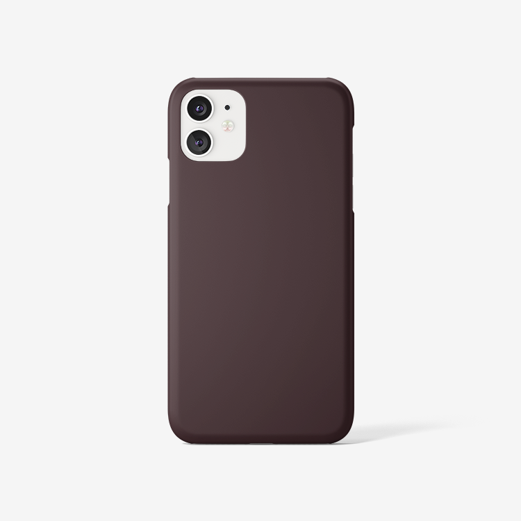 Chocolate Brown iPhone Case