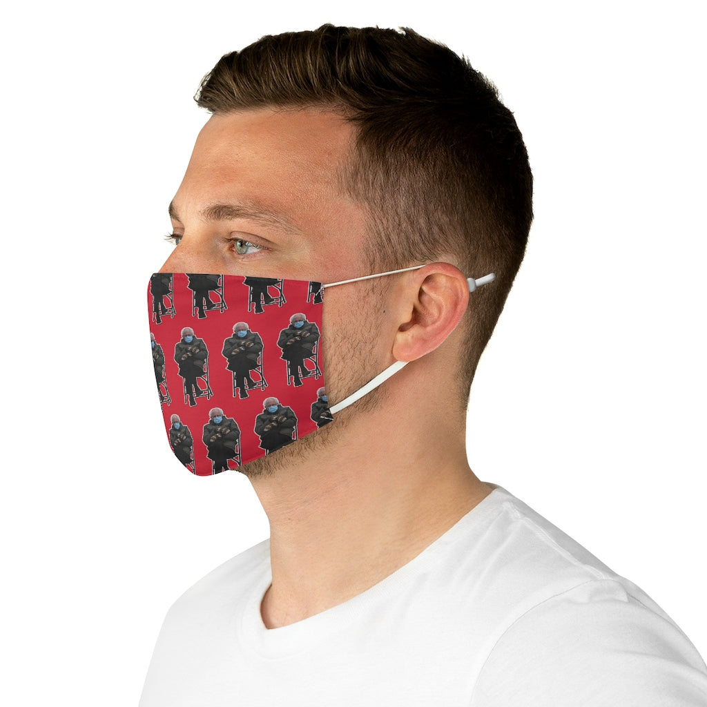 Red Multi-Bernie Fabric Face Mask