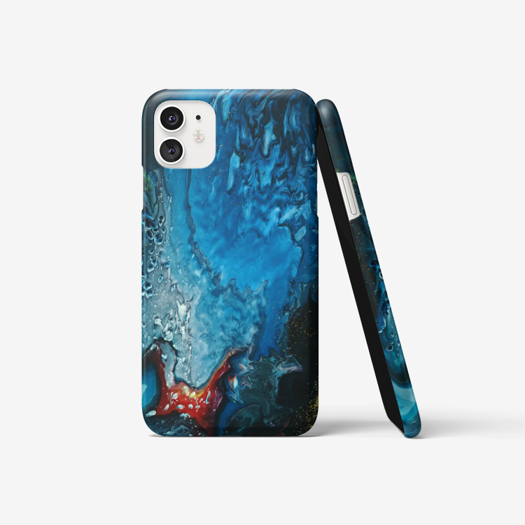 Gold Stream Splash iPhone Case