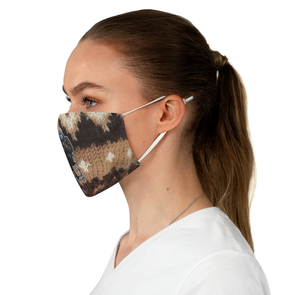 Bernie on Bernie Mitten Fabric Face Mask