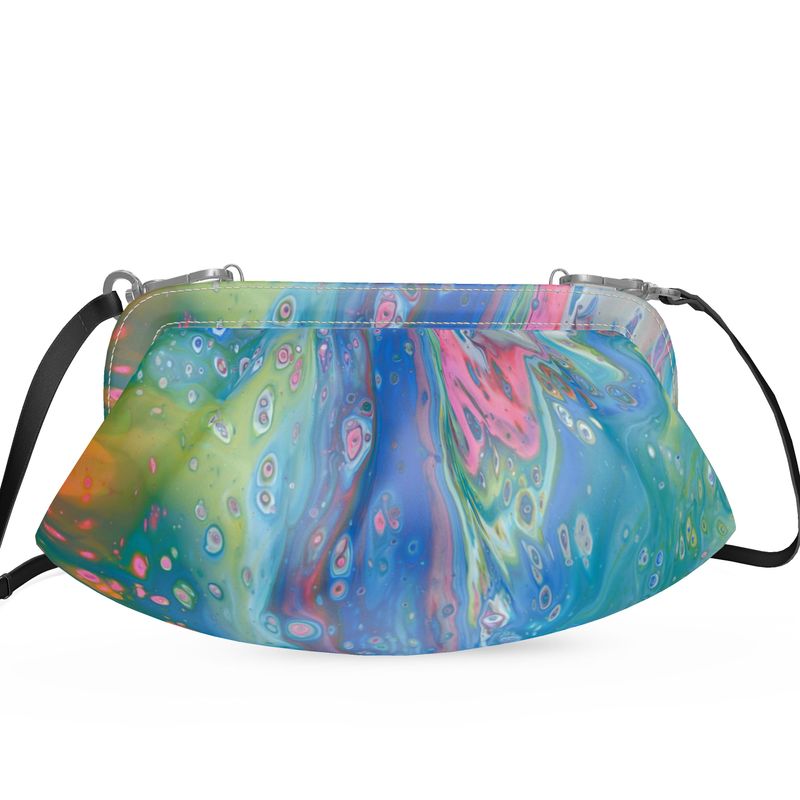 Tropical Breeze Pleated Soft Clutch