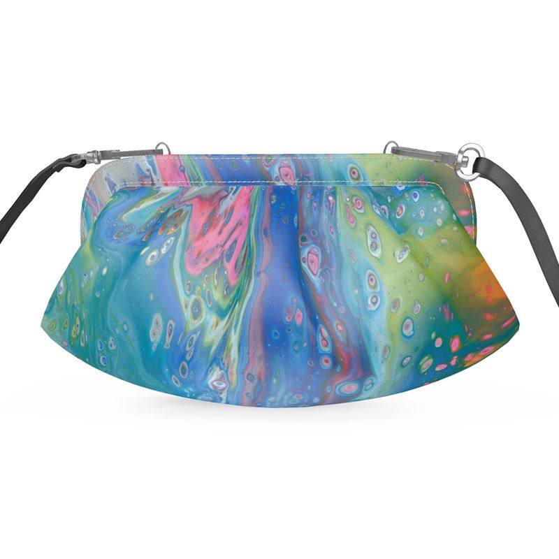 Tropical Breeze Pleated Soft Clutch