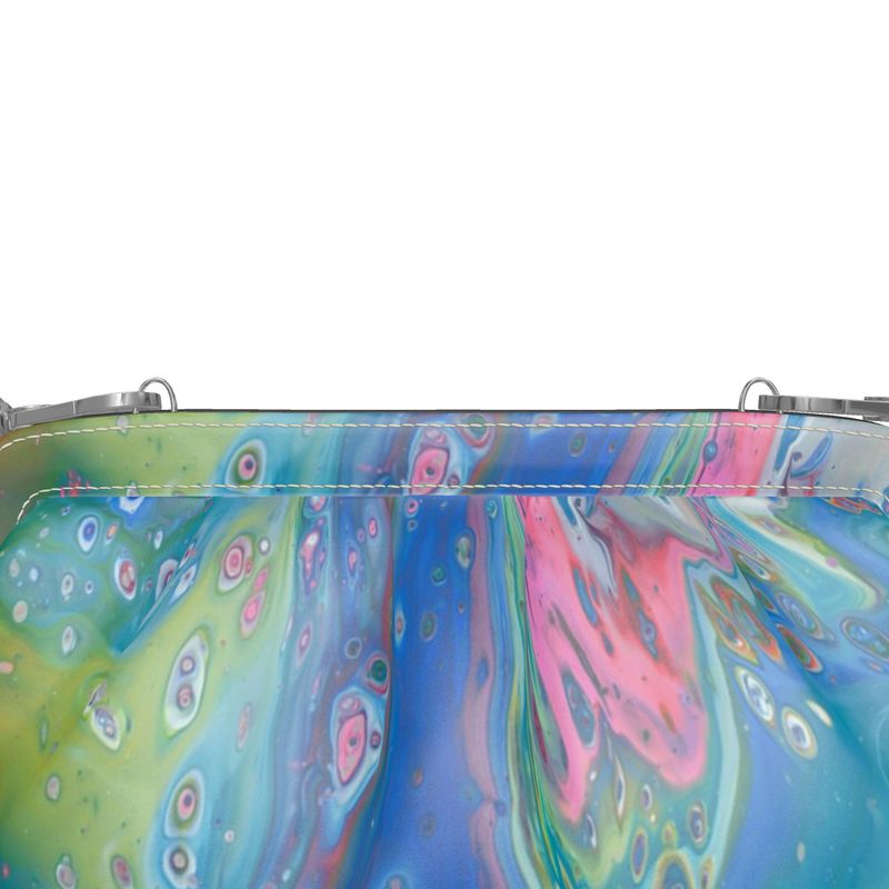 Tropical Breeze Pleated Soft Clutch