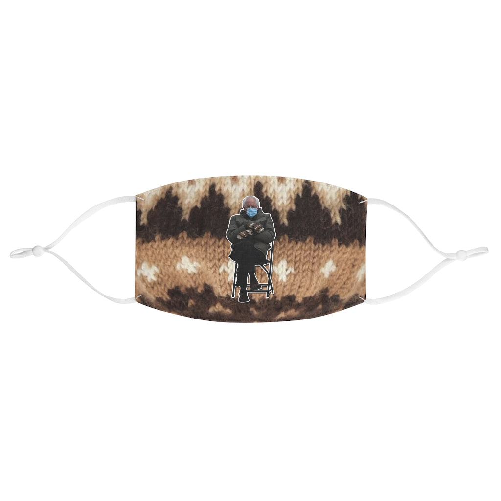 Bernie on Bernie Mitten Fabric Face Mask