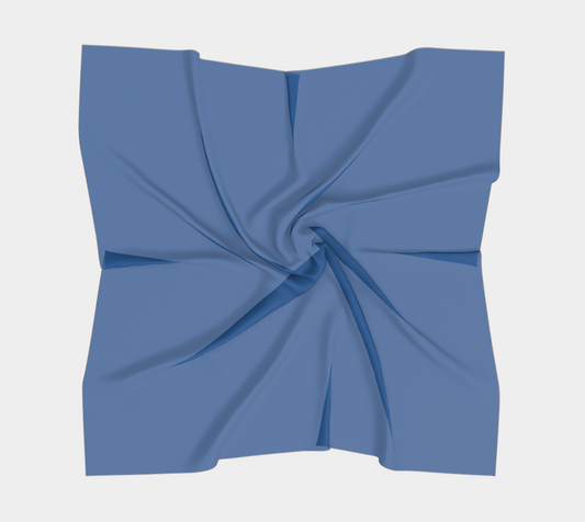 Water Blue Square Scarf