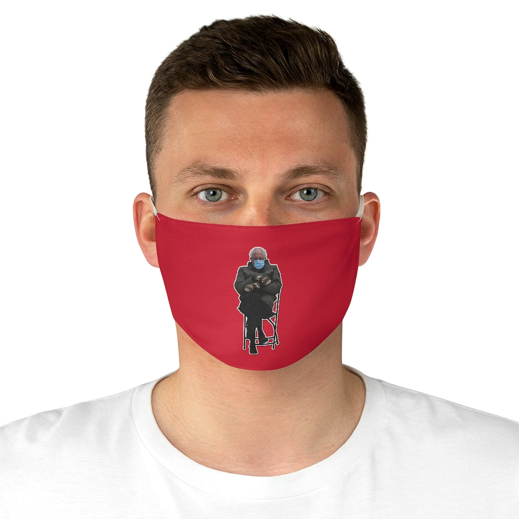 Red Bernie Fabric Face Mask