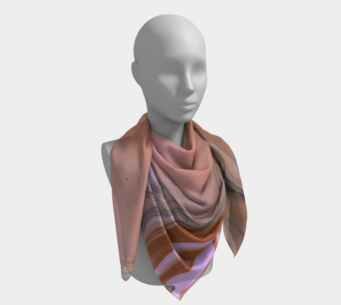 Bronze Indecision Square Scarf