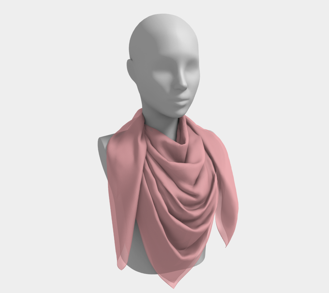 Pink Petal Square Scarf