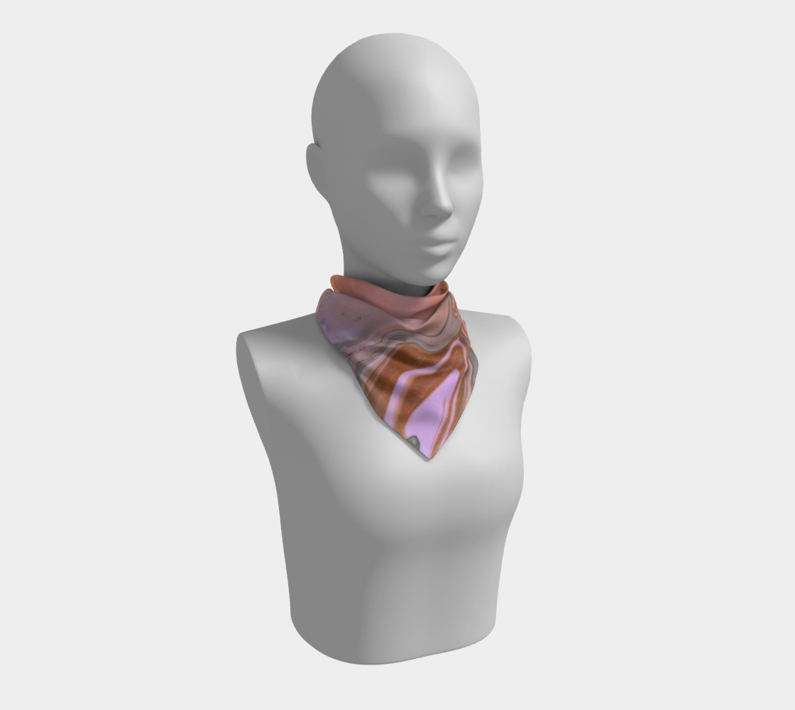 Bronze Indecision Square Scarf