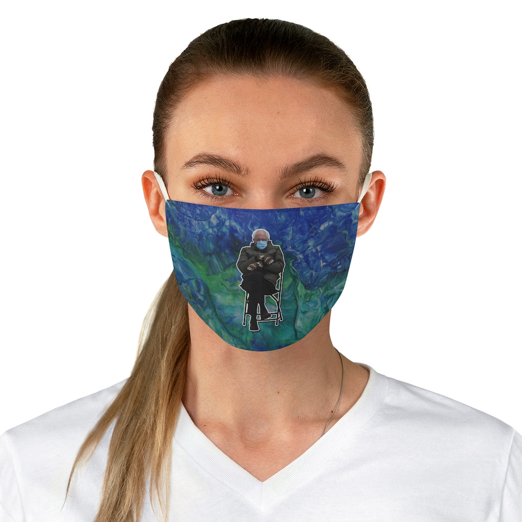 Bernie on Aura Splash Water Fabric Face Mask