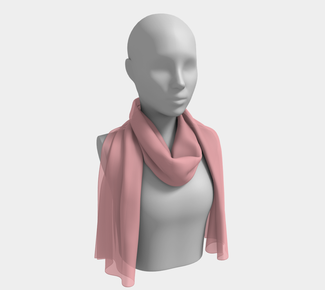 Pink Petal Long Scarf