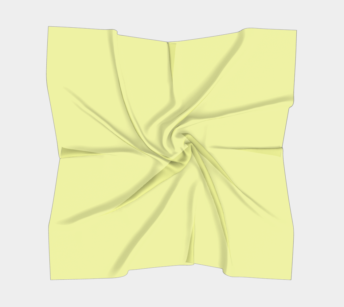 Butter Yellow Square Scarf