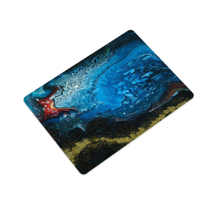 Gold Stream Plastic Jigsaw Puzzle