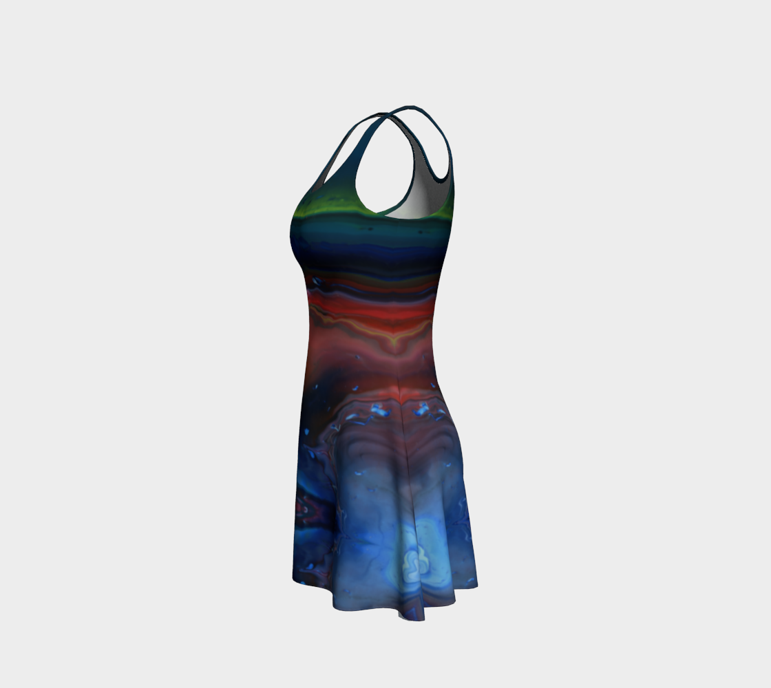 Northern Light Flare Dress