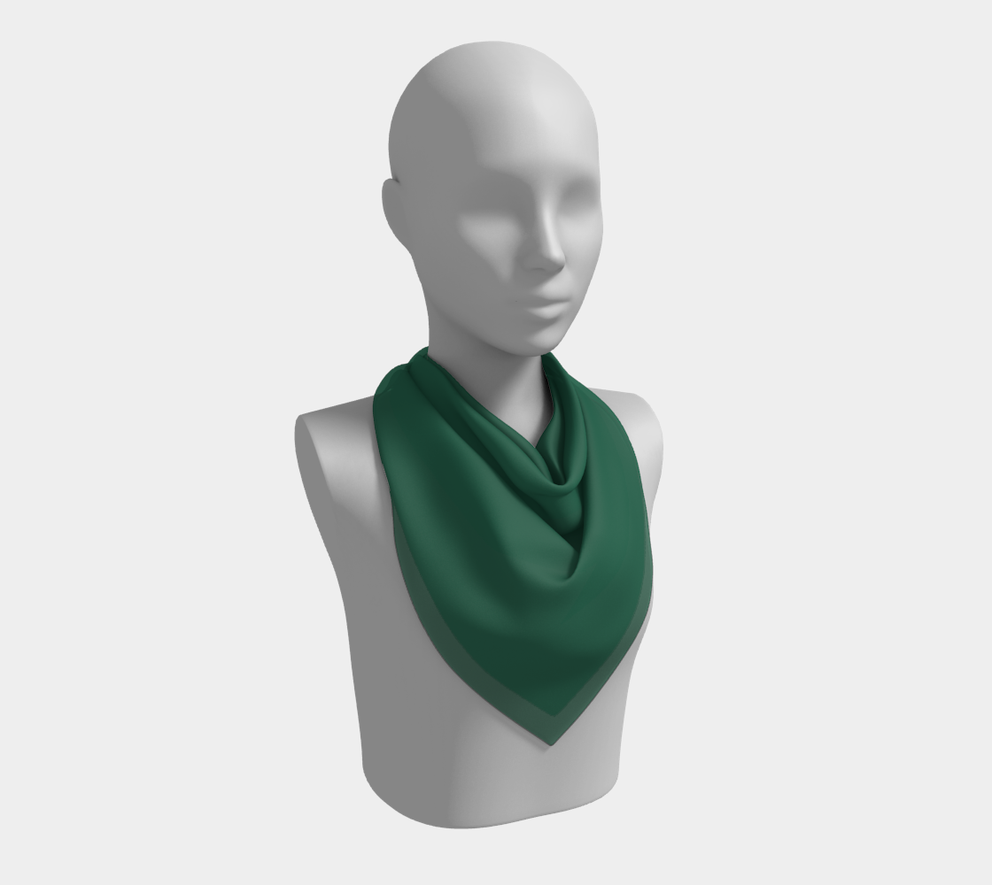 Bright Green Square Scarf