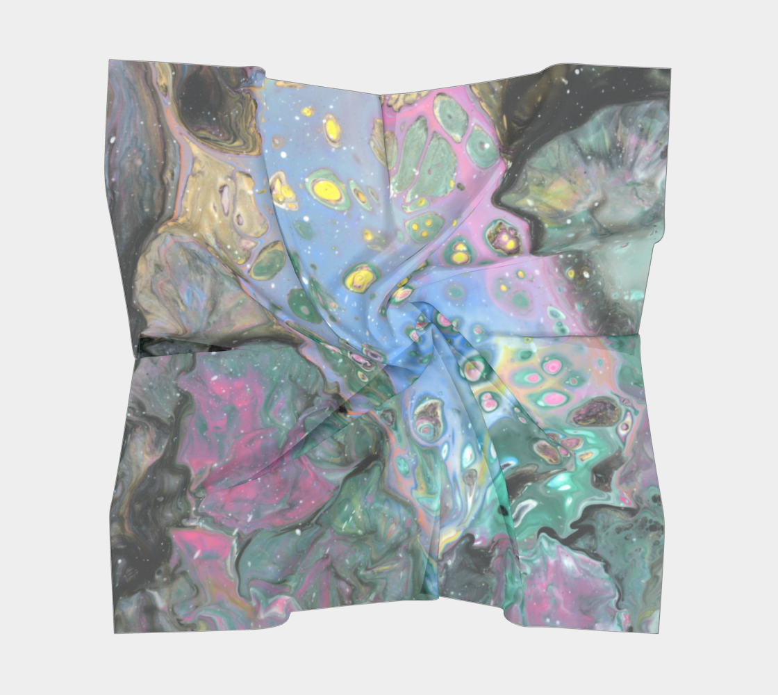 Radioactive Pastel Square Scarf