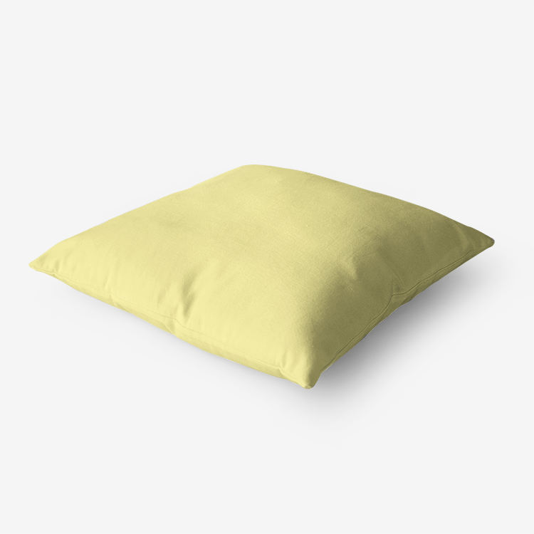 Butter Yellow Hypoallergenic Throw Pillow