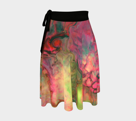Bright Cameron Wrap Skirt
