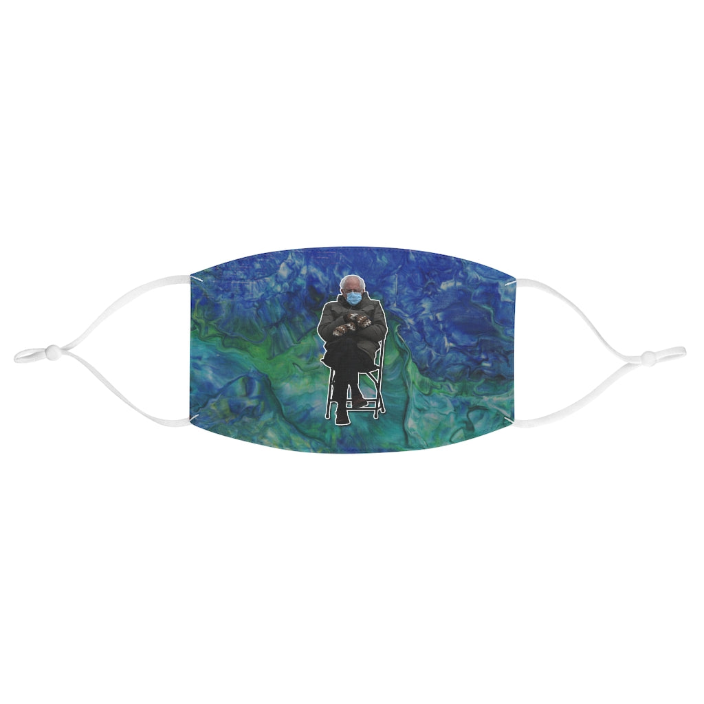 Bernie on Aura Splash Water Fabric Face Mask