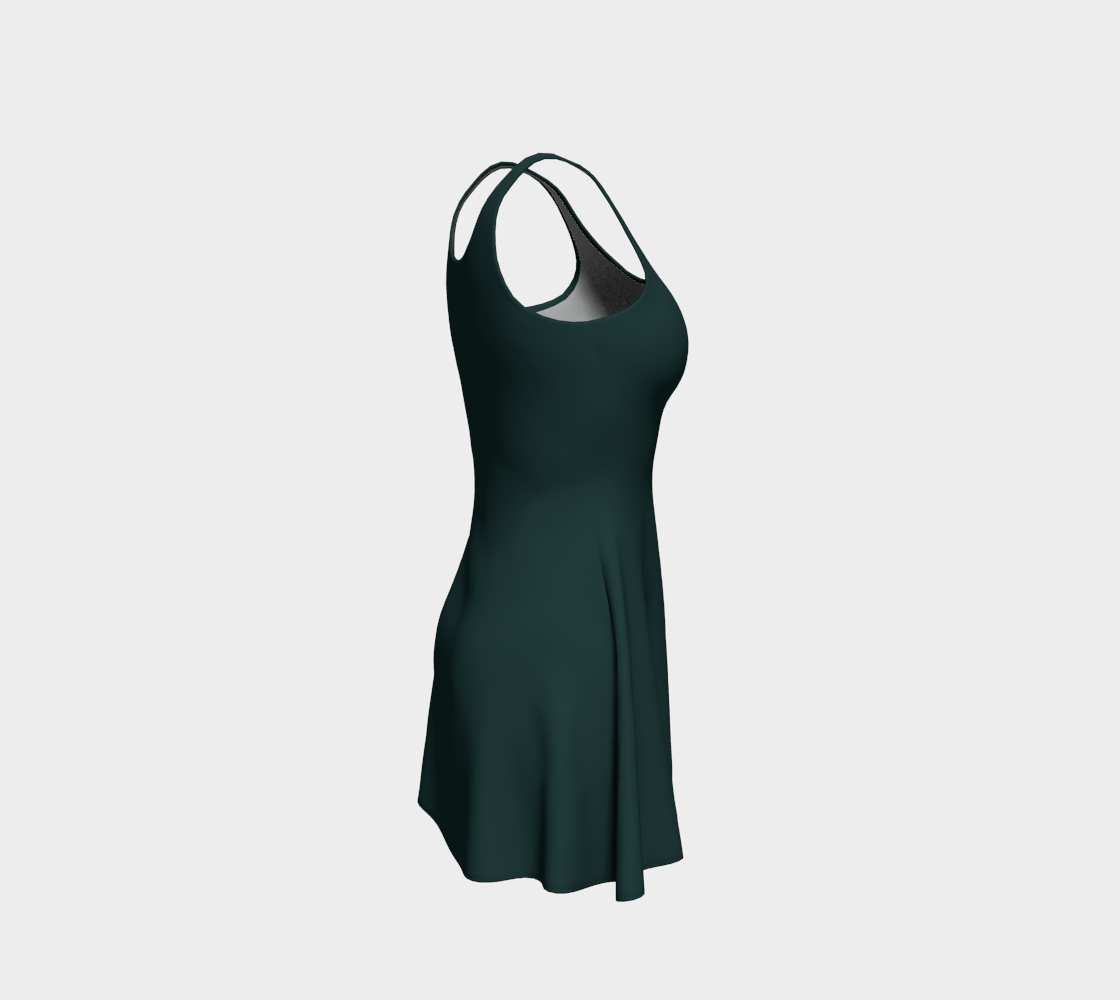 Sea Green Flare Dress