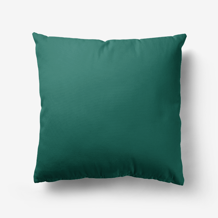 Bright Green Hypoallergenic Throw Pillow