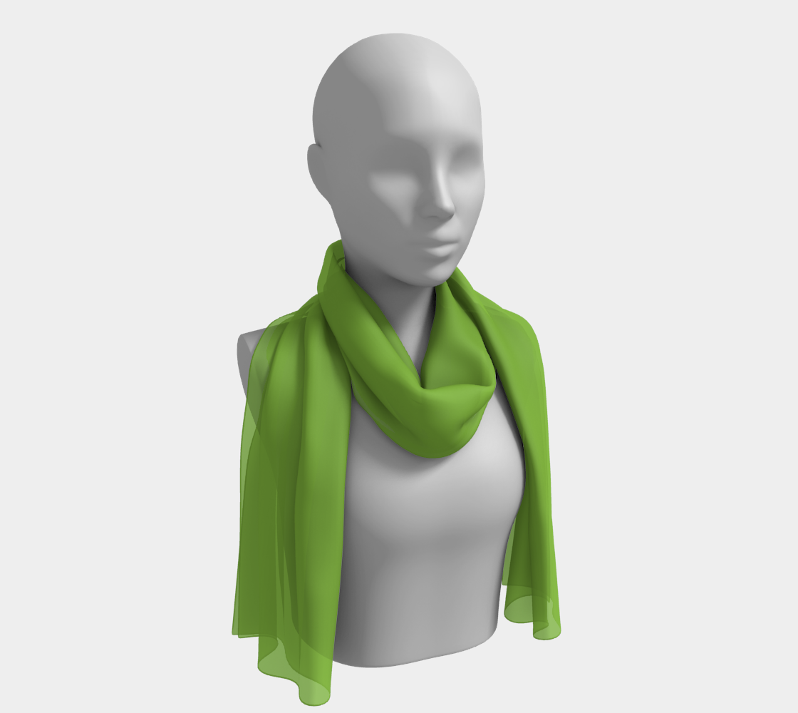 Green Grass Long Scarf