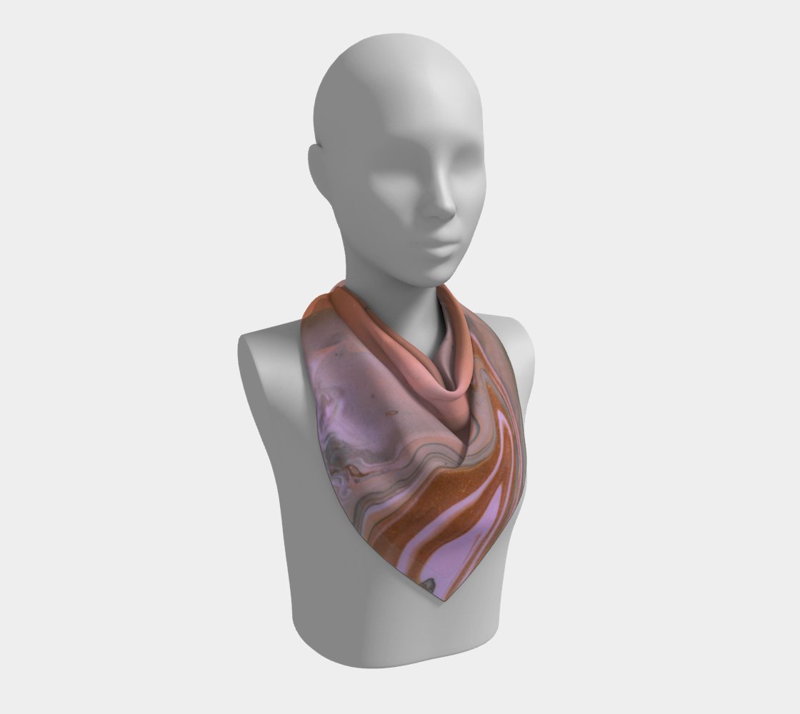 Bronze Indecision Square Scarf