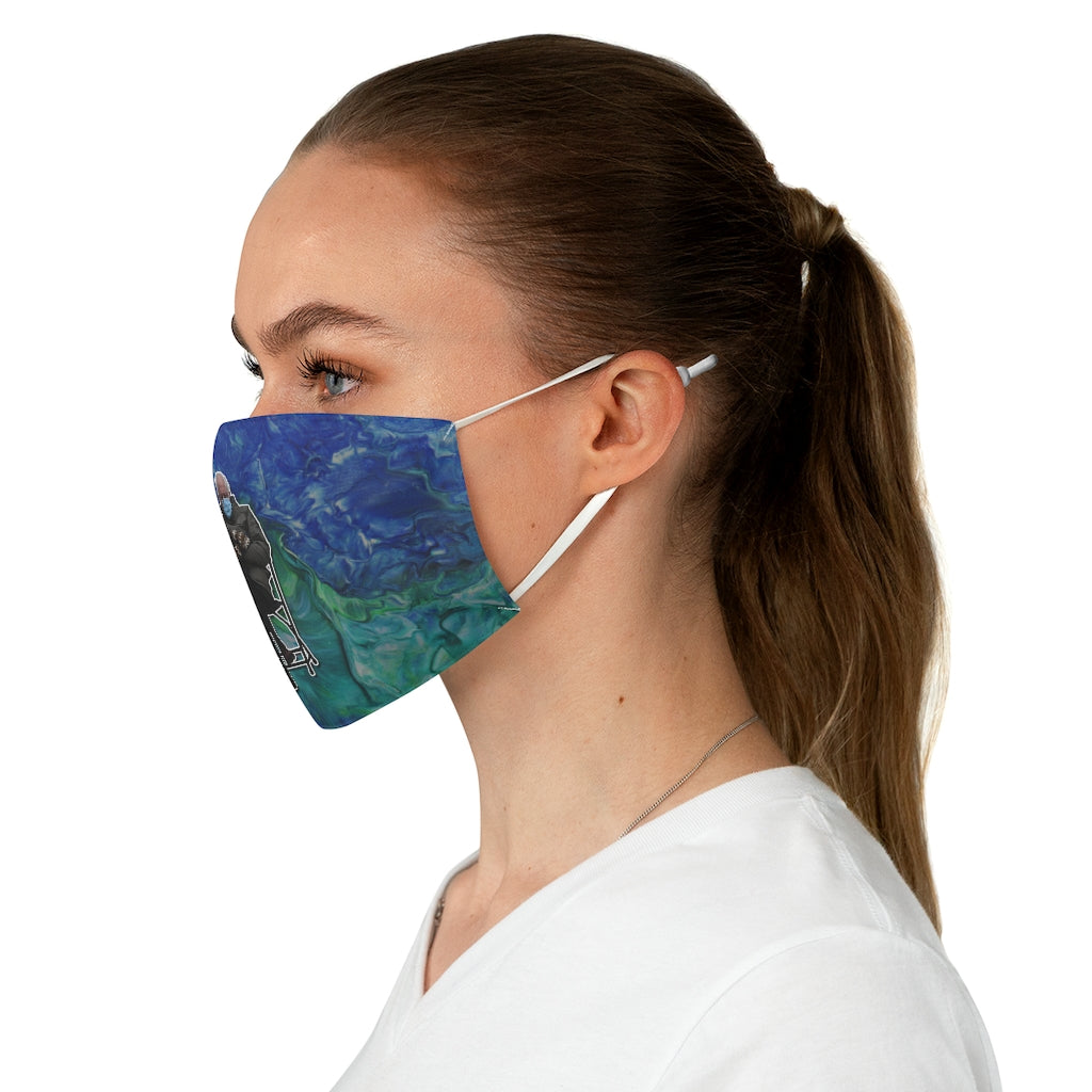 Bernie on Aura Splash Water Fabric Face Mask