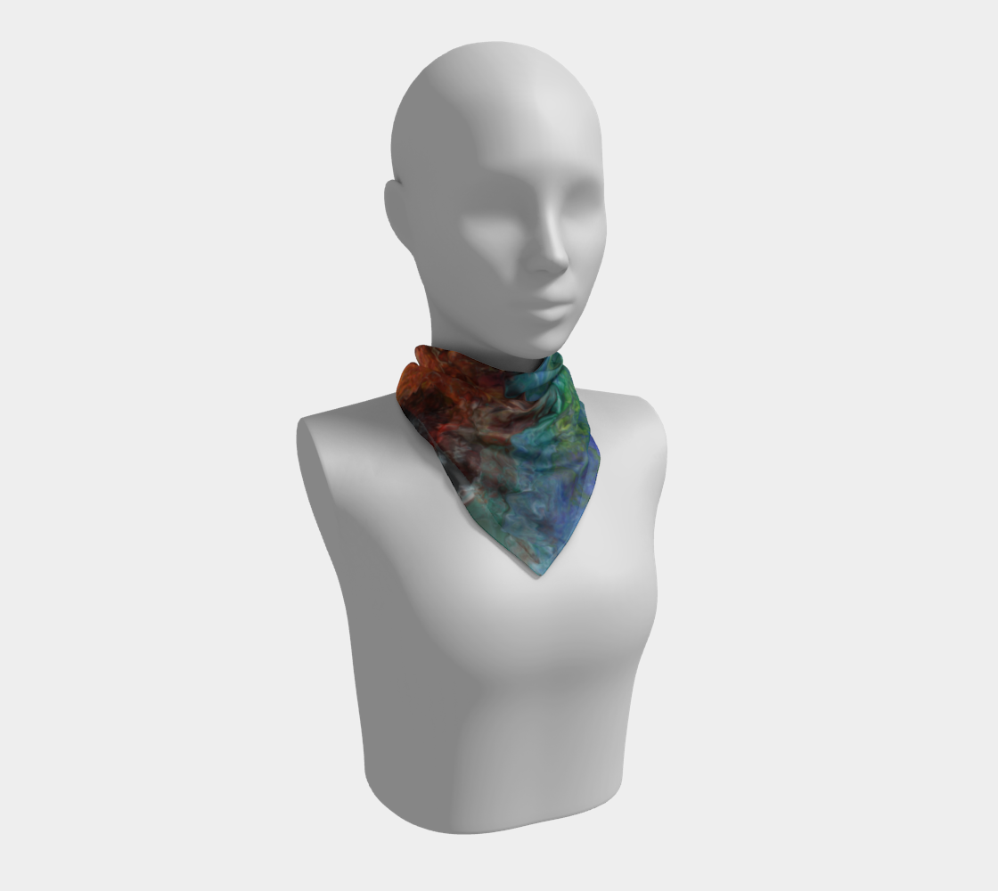 Aura Splash Square Scarf