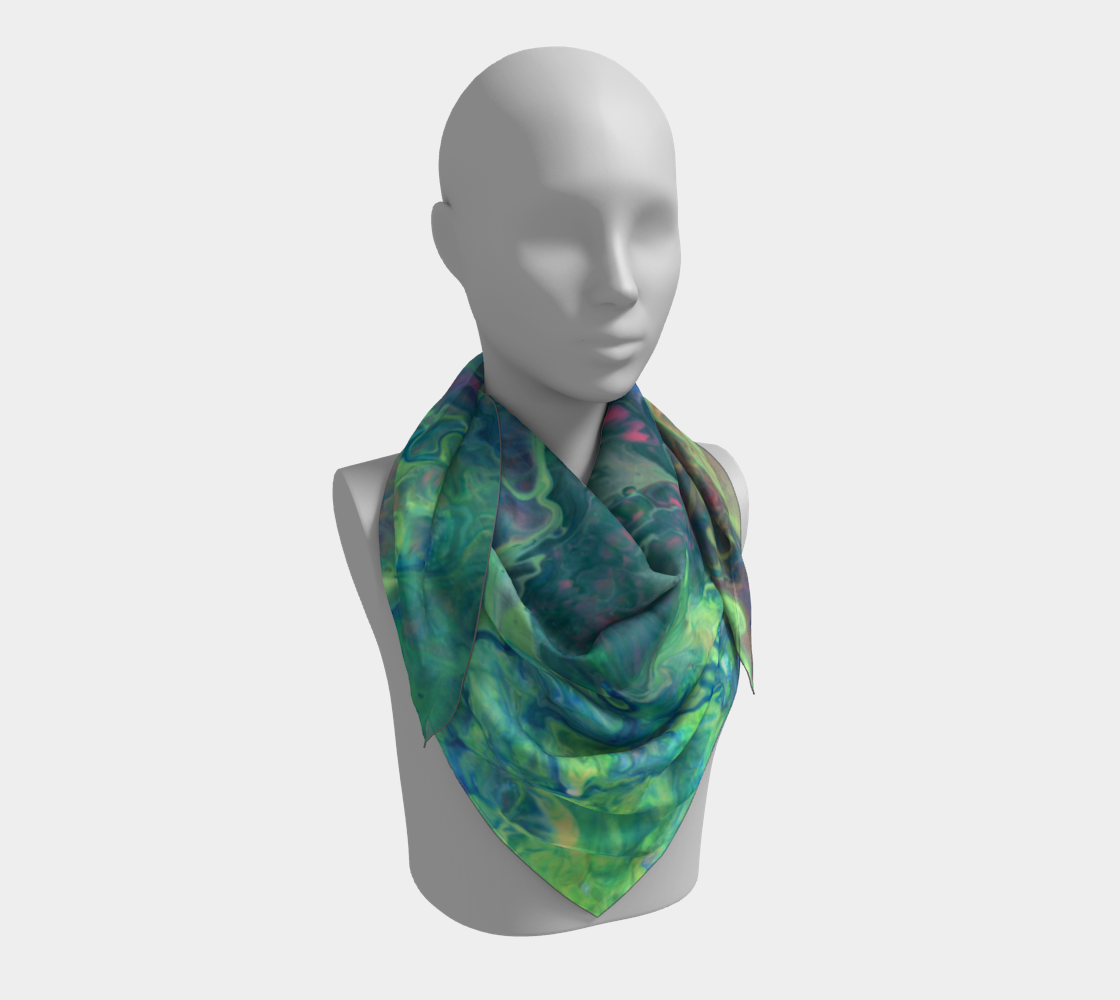 Envy Splash Square Scarf