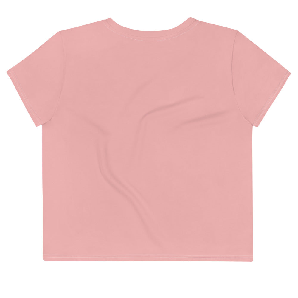 Pink Petal Crop Tee