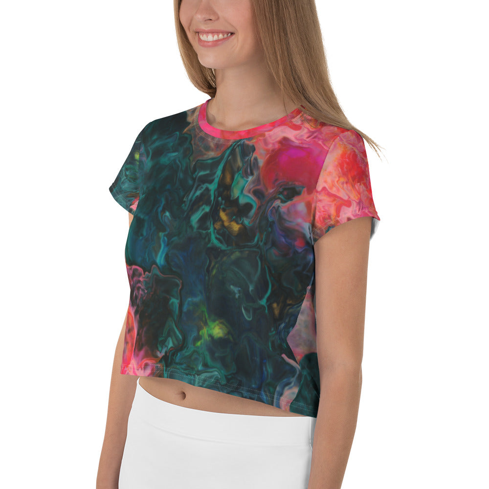 Feel the Borboleta Crop Tee