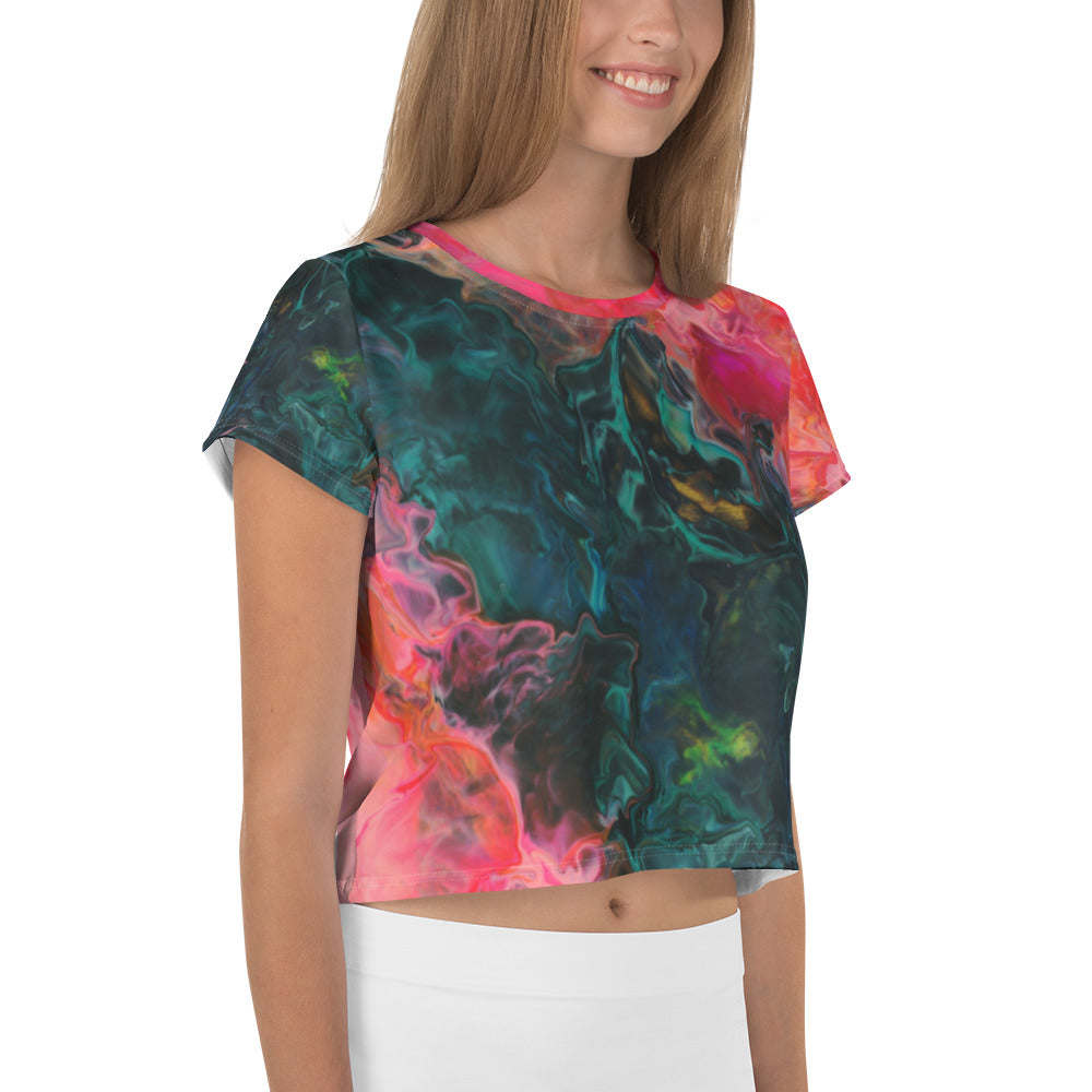 Feel the Borboleta Crop Tee