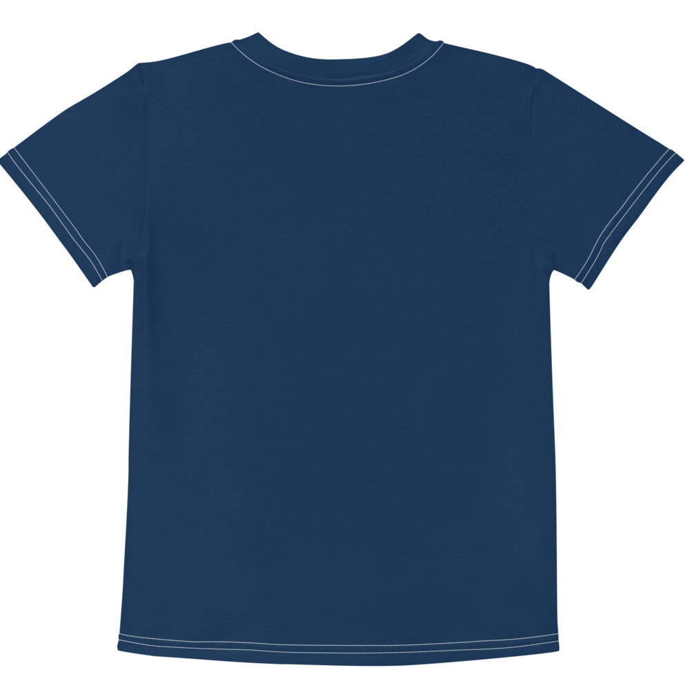 Gender Neutral Kids' Crew Neck T-Shirt in (In the) Navy