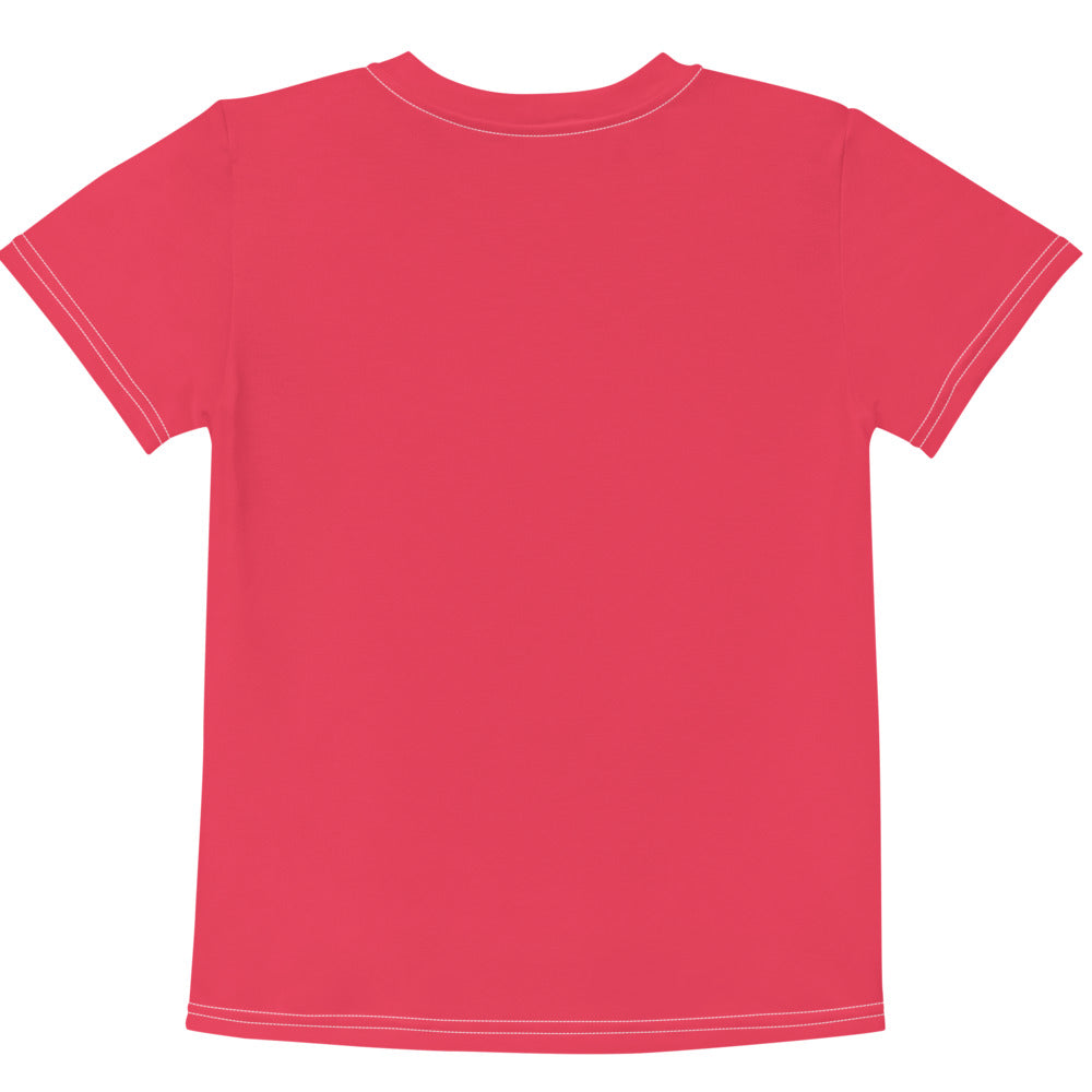 Gender Neutral Kids' Crew Neck T-Shirt in My Hibiscus