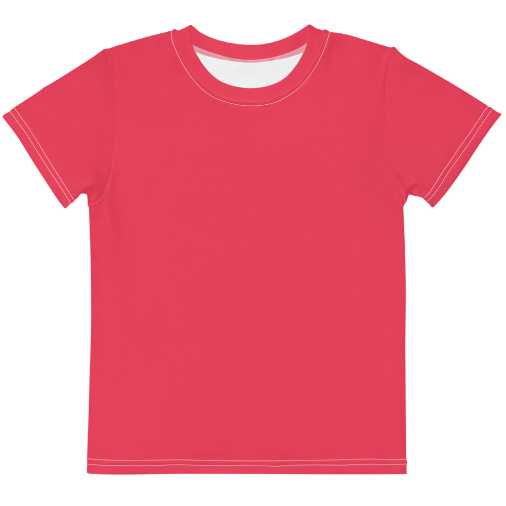 Gender Neutral Kids' Crew Neck T-Shirt in My Hibiscus