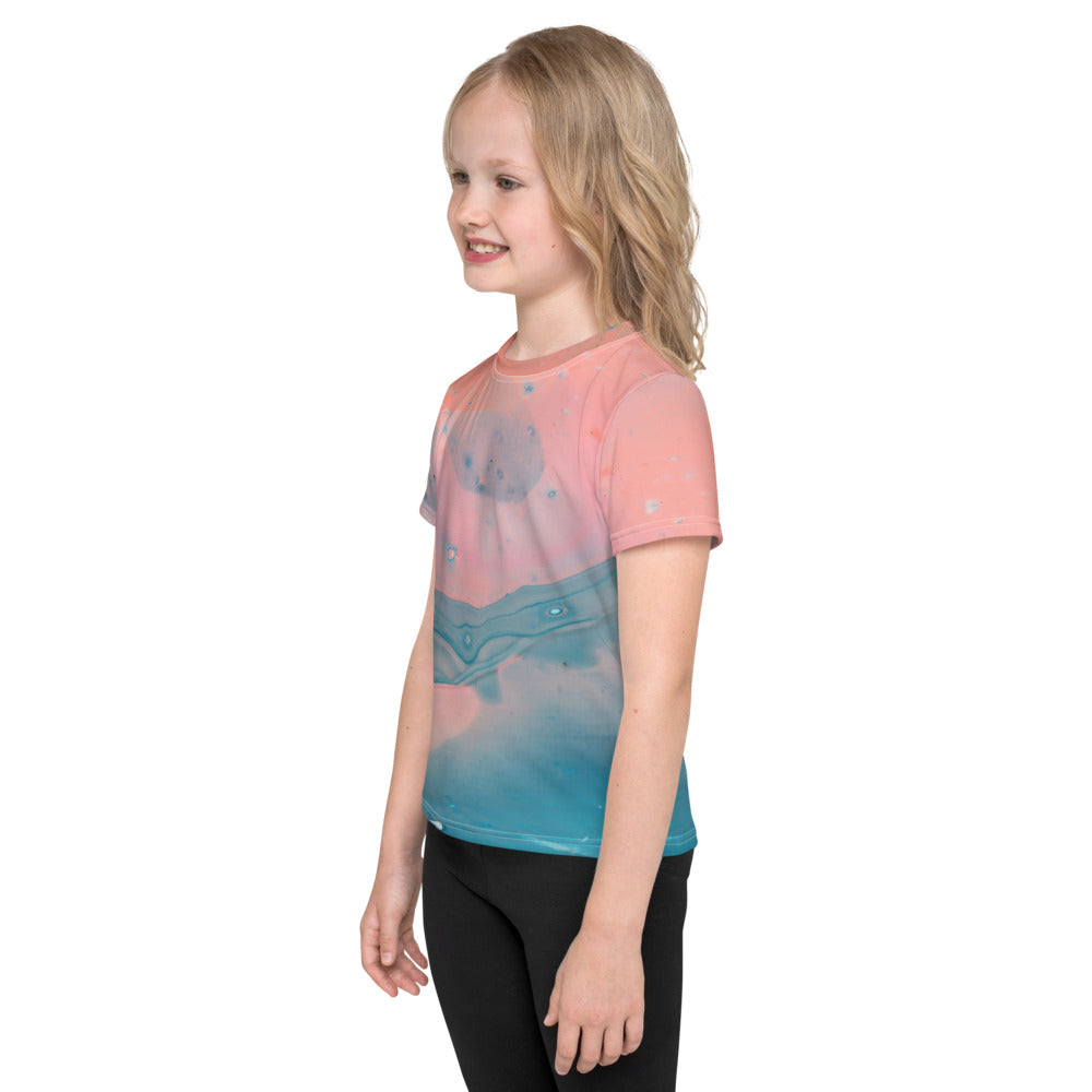 Gender Neutral Kids' Crew Neck T-Shirt in Proud Brigid