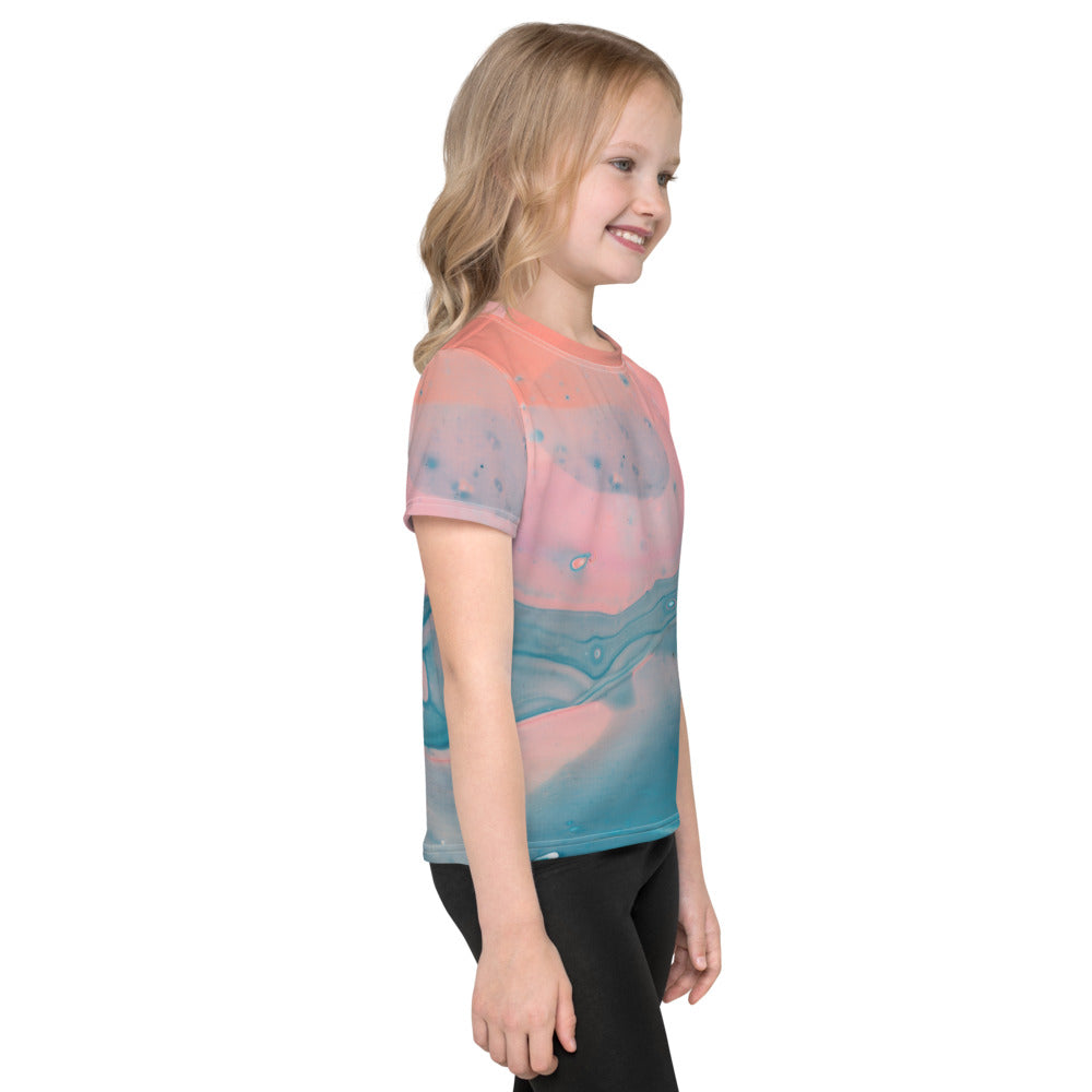 Gender Neutral Kids' Crew Neck T-Shirt in Proud Brigid