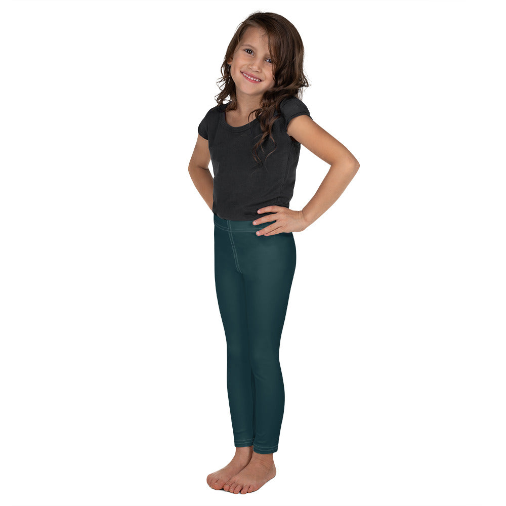 Sea Green Kids Leggings