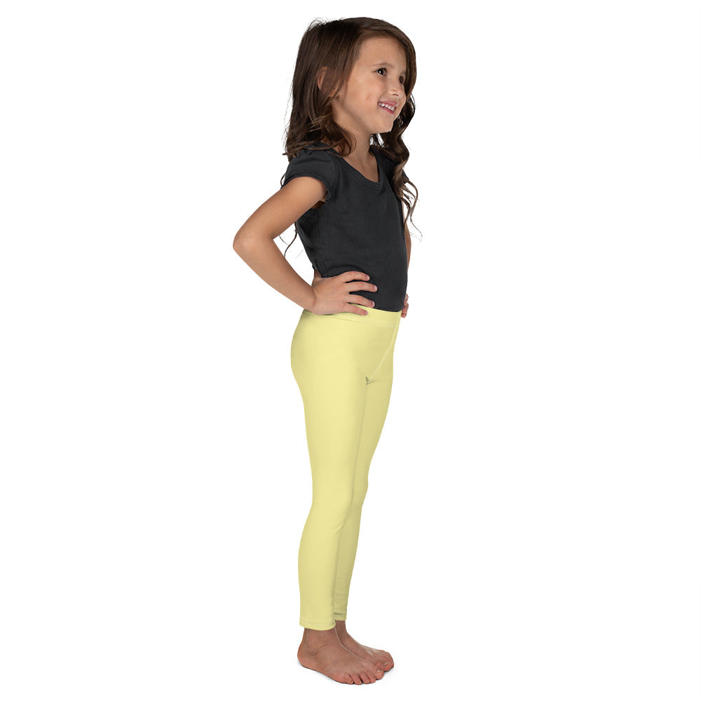 Butter Yellow Kids Leggings