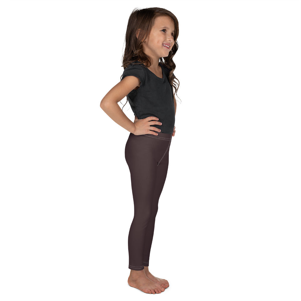 Chocolate Brown Kids Leggings