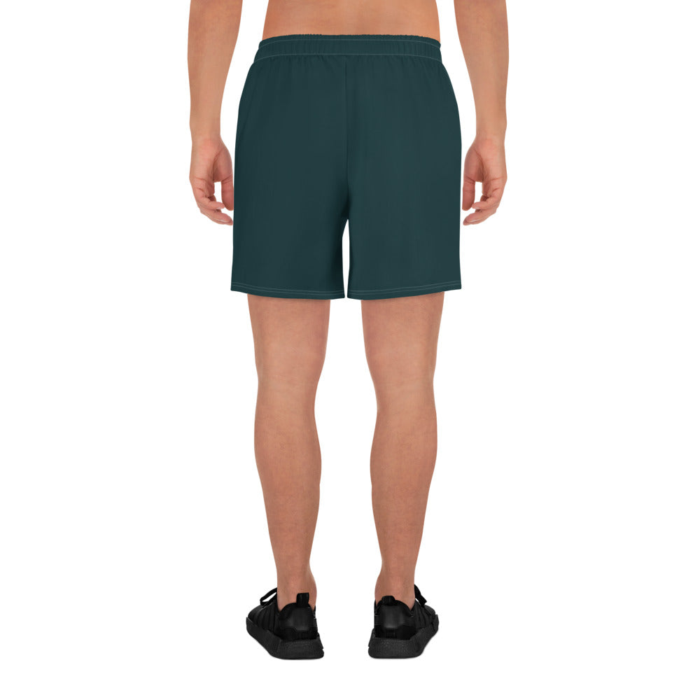 Sea Green Athletic Long Shorts