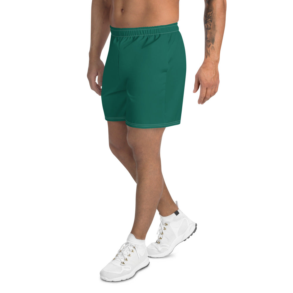 Bright Green Athletic Long Shorts