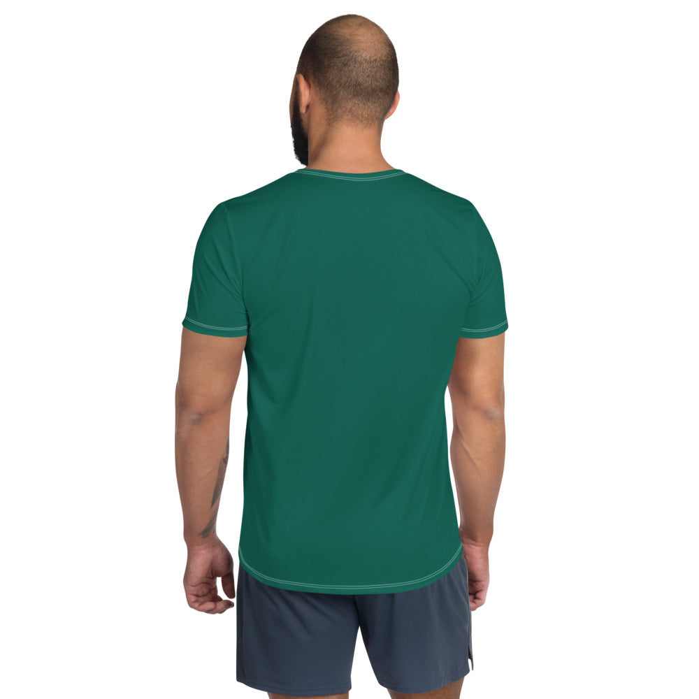 Sea Green Relaxed Fit Athletic T-shirt