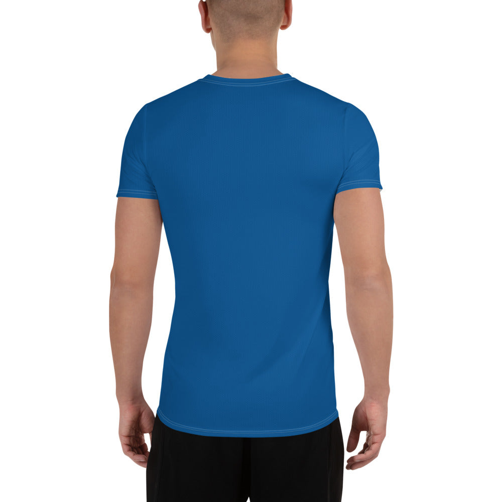 Water Blue Relaxed Fit Athletic T-shirt