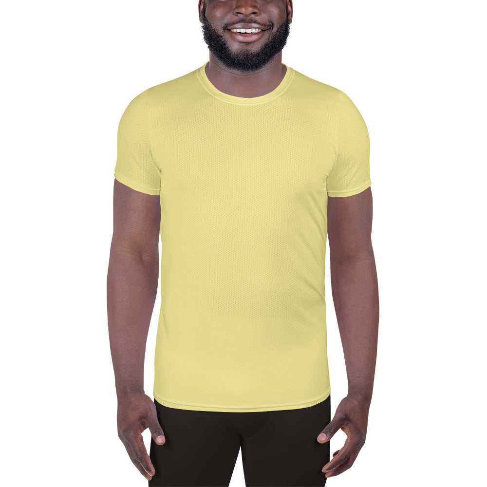 Butter Yellow Relaxed Fit Athletic T-shirt