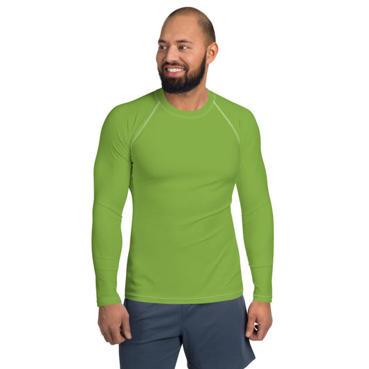 Green Grass Men's Rash Guard