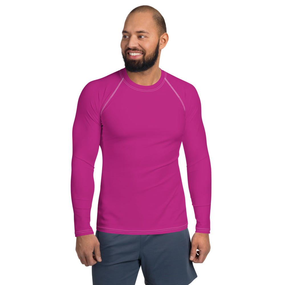 Fabulous Fuchsia Men's Rash Guard