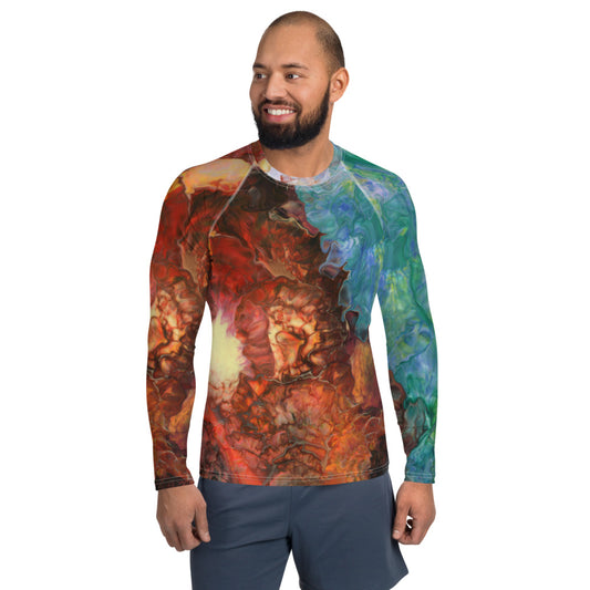 Aura Splash Men's Rash Guard