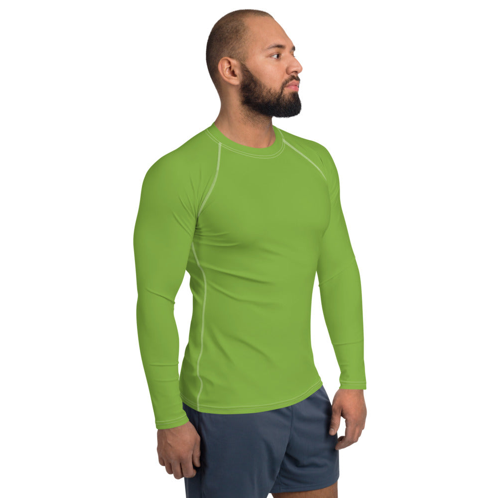 Green Grass Men's Rash Guard